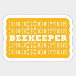 Beekeeper. Sticker